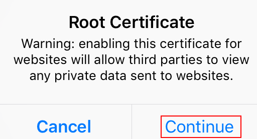 Root_Certficate_install