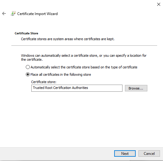 install certificate windows 3