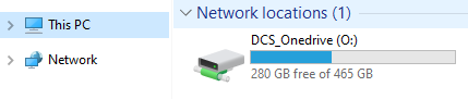 OneDrive in File Explorer