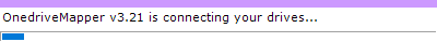 OneDrive Mapper progress bar
